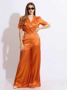 Conjunto de 2 piezas para mujer - Camel - Ver 4