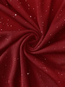 SHEIN Maternity Casual Elastic Asymmetric Bodycon Dress, Autumn Luxury Dress For Women Red Dress Glam Dress For Women Long Sleeve Elegant Dress Red Sparkly Dress - Burgundy - View 7