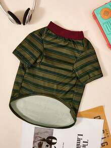 PETSIN 网络红人为宠物猫咪搭配熊、雪纳瑞、泰迪狗等宠物设计的可爱外套，春夏装扮，轻薄透气。 - 墨綠色 - 查看 7