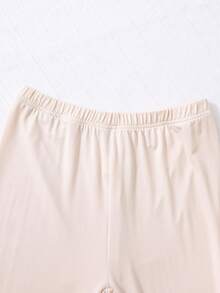 SHEIN Reset Phase 3pcs Teen Girls Black Leggings Set (Spring/Autumn), Versatile Snug Fit Bottoms For Layering Or Pairing With Skirts