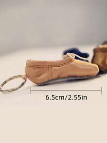 Joivida Mini Satin Pointe Shoe Pendant - Ballet Shoe Keychain Gift For Ballerinas, Ballet Lovers, And Birthday Presents,Christmas Gift - Multicolor - View 4