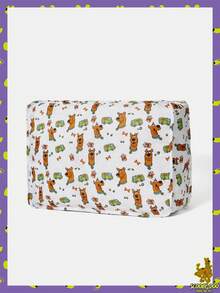 SCOOBY-DOO X SHEIN Cartoon Pattern Waterproof Large Capacity Travel Organizer Bag - white and green - View 2