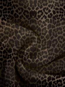 Glimmora Casual Leopard Print Loose Women Pants