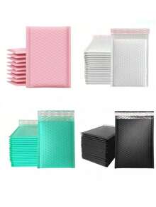 10 chiếc phong bì bong bóng nhiều màu, phong bì bong bóng có lớp đệm, phong bì chống thấm nước, màng bọc bong bóng dùng để gửi thư quảng cáo, túi đóng gói đa năng, túi thư tự dán chống thấm nước có lớp đệm, vật tư vận chuyển mờ đục dùng cho trang sức và mỹ phẩm, vận chuyển, gửi thư, gia đình, túi đóng gói quà tặng Giáng sinh và Halloween, túi quà tốt nghiệp Giáng sinh và Ngày của Mẹ. - Nhiều màu - Xem 1