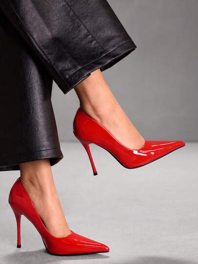 CUCCOO SZL Zapatos de tacón de punta elegantes para mujeres para ir al trabajo