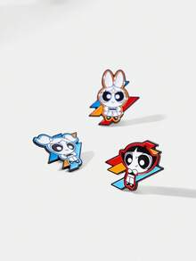 THE POWERPUFF GIRLS X SHEIN 女士胸针 - 彩色 - 查看 4