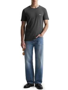 Hugo Boss 3 Pack Men's T-Shirt White Grey Navy Blue - White / Blue / Grey - View 4