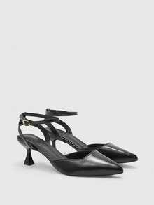 CUCCOO BIZCHIC Women's Basic Black High Heel Pumps, Office/Commute - Black - View 7