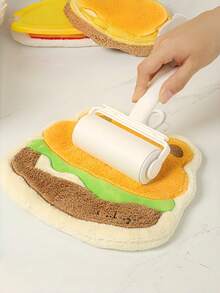 MINKOJA 1pc Hangable Thickened Coral Fleece Hand Towel Baking Themed Design Super Absorbent Fabric Kitchen Bathroom Dual Use Christmas Stocking Fillers Holiday Gift Ideas Cottage Core Aesthetic Must Haves - Multicolor - View 10