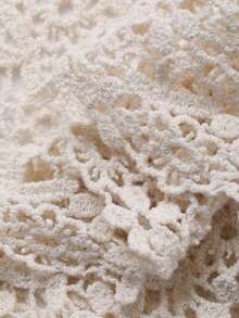 DAZY 女士时尚度假风层叠蕾丝休闲裙