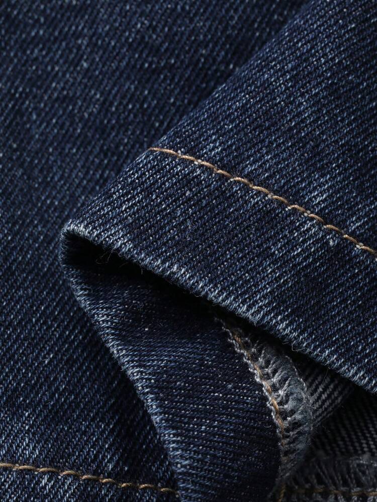 Baby Boy Casual Washed Vintage Korean Style Denim Overalls