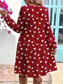 EMERY ROSE Elegancka, swobodna sukienka damska o średniej długości, jesień/zima