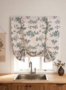 Cirelle Vintage Floral Print Roman Shade American Country Style Semi Blackout Window Treatment Ready Made Curtain For Living Room Bedroom