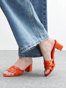 CUCCOO BIZCHIC Women's Fashion Versatile Commuting Heeled Sandals