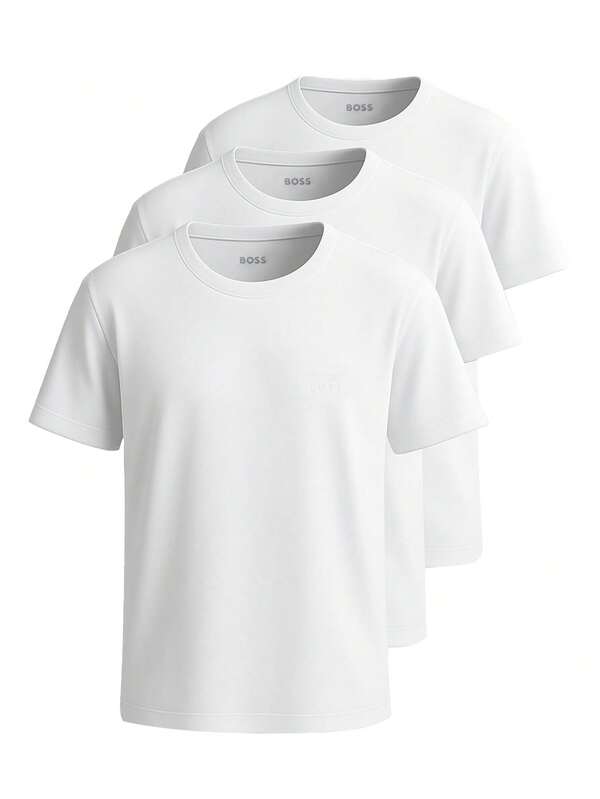 Hugo Boss 3 Pack Men's T-Shirt White