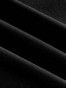 AXEPEAK Men's Letter Graphic Crew Neck Casual Loose Tank Top - Black - View 5