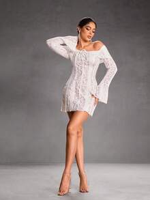 CUCCOO SZL 透明粗跟优雅时尚高跟凉鞋，夏季 - 玫瑰金 - 查看 3