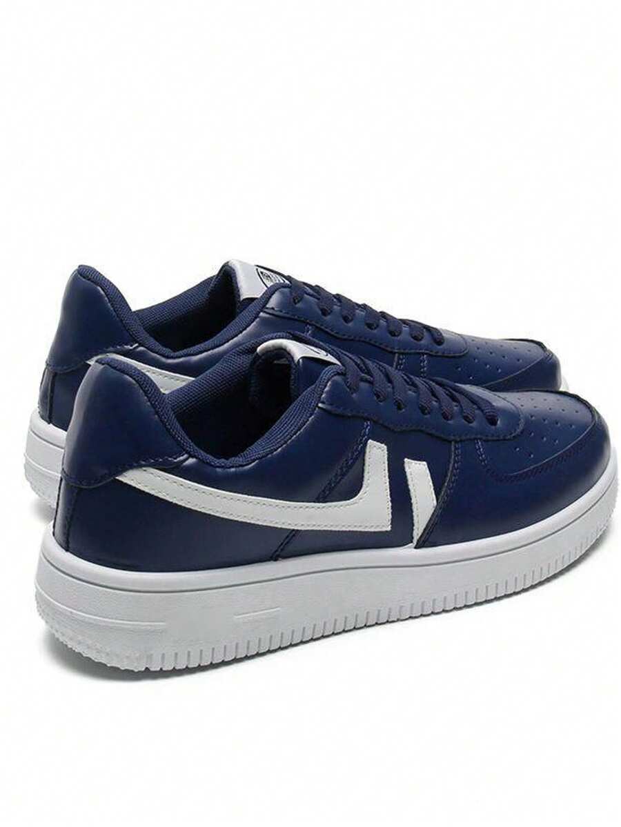 tenis casuales unisex modelo 2609 diseño casual en varios colores - azul - Ver 1