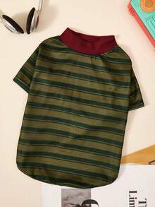 PETSIN 网络红人为宠物猫咪搭配熊、雪纳瑞、泰迪狗等宠物设计的可爱外套，春夏装扮，轻薄透气。 - 墨綠色 - 查看 2