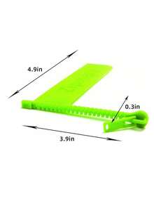 Zazumi 1个创意拉链书签，可作记事夹，适用于书籍阅读，是学校办公用品、圣诞节礼物、节日礼物、学生和爱书人士的必备之选。 - 彩色 - 查看 3