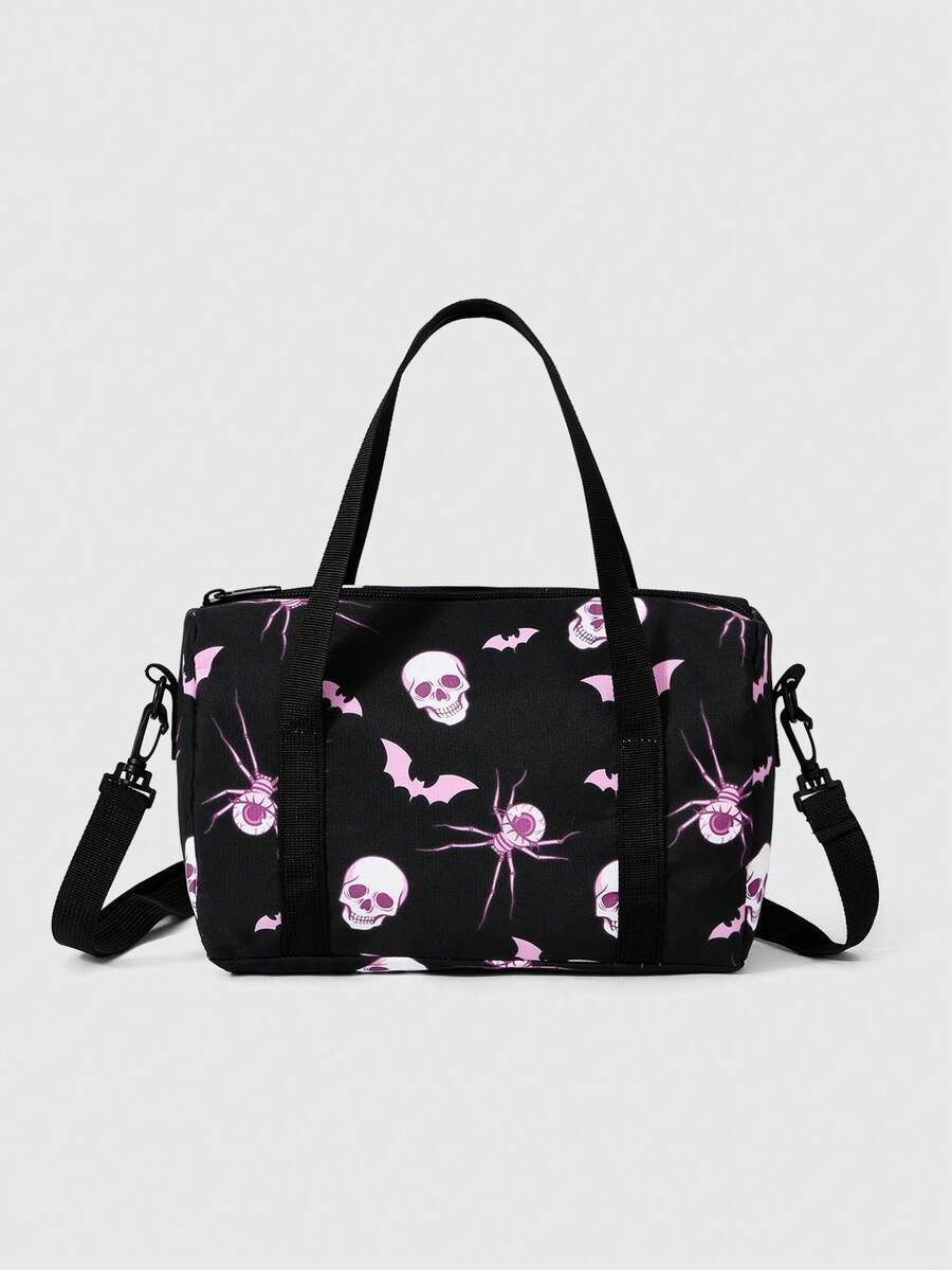 ROMWE Grunge Punk 诸圣节 - 淺粉色 - 查看 1