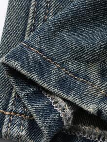 DAZY 男童宽松水洗做旧牛仔裤，休闲复古街头风，四季皆宜