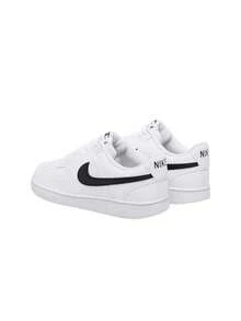 Nike Court Vision Men's Sneakers White/White/Black DH2987-101 - White/White/Black - View 4