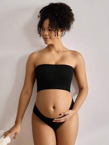 3pcs/Set Women's Seamless Minimalist Solid Color Fashionable & Comfortable High-Quality Maternity Nursing Bras - Multicolor - View 7