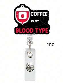 1pc Medical Series Badge, Pill Bottle, Syringe, Blood Bag, Retractable Card Holder, Swivel Alligator Clip, Easy Pull Clasp,School Supplies,Back To School - Multicolor - View 22