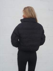 Sydney Algeri Short Style Women's Winter Padded Coat - Black - View 2