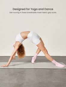 GLOWMODE Make A Move Grip Scrunch Crew Socks - Pink - View 6