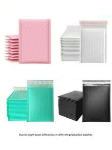 10 chiếc phong bì bong bóng nhiều màu, phong bì bong bóng có lớp đệm, phong bì chống thấm nước, màng bọc bong bóng dùng để gửi thư quảng cáo, túi đóng gói đa năng, túi thư tự dán chống thấm nước có lớp đệm, vật tư vận chuyển mờ đục dùng cho trang sức và mỹ phẩm, vận chuyển, gửi thư, gia đình, túi đóng gói quà tặng Giáng sinh và Halloween, túi quà tốt nghiệp Giáng sinh và Ngày của Mẹ. - Nhiều màu - Xem 6