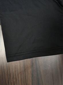 Manfinity Sport Corelite Áo thun thể thao nam chất liệu co giãn với logo thời trang, áo spandex thoải mái, áo nén nam, áo bó sát nhanh khô, áo dài tay nén, áo nén cho nam, áo bó sát nhanh khô, áo dài tay chất liệu co giãn, áo nén nam. - màu đen - Xem 3