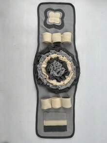 Tazón de olfateo Paraíso Perro Rompecabezas con forma de reloj: Juguete de enriquecimiento interactivo para entrenamiento de forrajeo, masticación y juego en todas las estaciones - Multicolor - Ver 11