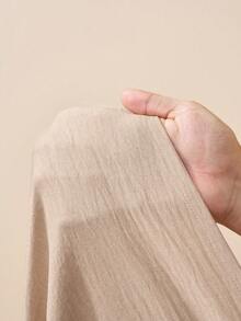 Zivah 2026 Spring/Summer New Valentine's Day, Music Festival, Easter Western, Nomadic, Bohemian Casual Vacation Elegant Commute Camisole With Twisted Waist & Asymmetrical Hem + Wide Leg Pants Khaki 2-Piece Set - Khaki - View 8