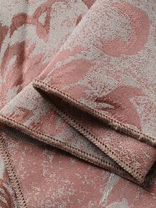 DAZY Đầm maxi nữ cổ chữ V phối màu bằng nhung, kiểu dáng thanh lịch với điểm nhấn eo. - Nhiều màu - Xem 7