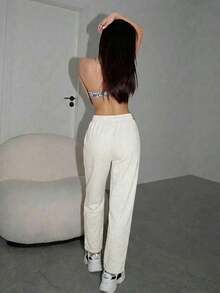 Women Pants - White - View 2