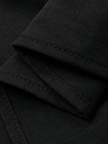 FRIFUL 女士休闲二合一长袖T恤，秋季款 - 黑色 - 查看 8