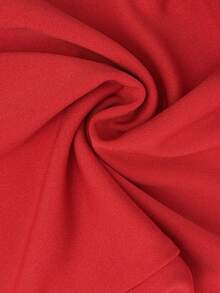 Rafferiza Bộ đồ nữ thanh lịch gồm áo không tay ôm sát và quần ống đứng bằng vải chiffon mỏng họa tiết hoa 3D, thích hợp cho mùa xuân/hè. - Đỏ - Xem 3