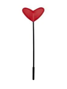 Fantasy Costume 2件套情人节粉色和红色缎面印花连体衣+手杖，女士内衣套装 - 紅色 - 查看 7