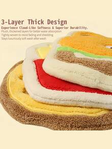 MINKOJA 1pc Hangable Thickened Coral Fleece Hand Towel Baking Themed Design Super Absorbent Fabric Kitchen Bathroom Dual Use Christmas Stocking Fillers Holiday Gift Ideas Cottage Core Aesthetic Must Haves - Multicolor - View 9