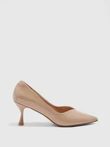 CUCCOO BIZCHIC Women's Elegant Pointed Toe Pumps For Commuting - Apricot - View 2