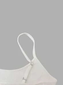 Olithes Women's Solid Color Ribbed Slim Fit Casual Camisole - Multicolor - View 6