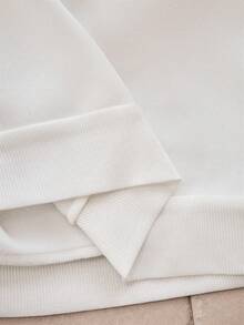 AKNOTIC Áo nỉ nam cổ tròn thêu họa tiết, dáng rộng, kiểu dáng thường ngày, áo nỉ in hình cho nam, áo len nam, áo nỉ thêu họa tiết, áo len nam thêu hoa, áo nỉ nam in hoa, áo nỉ nam thêu hoa. - trắng - Xem 8