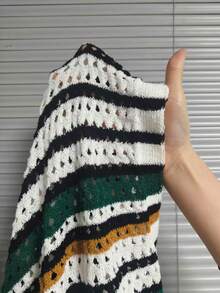 Manfinity CityGents 男士撞色纽扣前开襟休闲度假短袖针织上衣