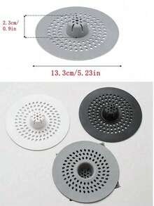 1pc Silicone Drain Plug, 5.23inch*0.9inch, For Bathroom, Kitchen, Bathtub, Sink, Prevent Hair And Other Debris From Clogging Drain Pipes - Multicolor - View 8