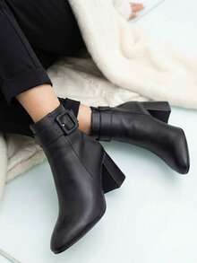Women Ankle Boots & Booties - Black - View 1