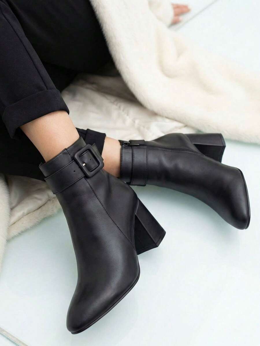 Women Ankle Boots & Booties - Black - View 1