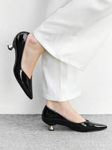 CUCCOO BIZCHIC Women's Fashion Versatile Pointed Toe Pumps - Black - View 1