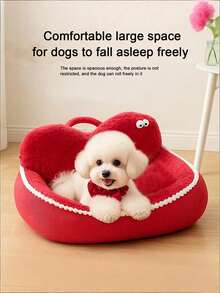 PETSIN 四季皆宜的猫窝，可拆卸水洗。柔软亲肤的猫垫，加厚凸起设计。猫狗通用床 - 彩色 - 查看 11